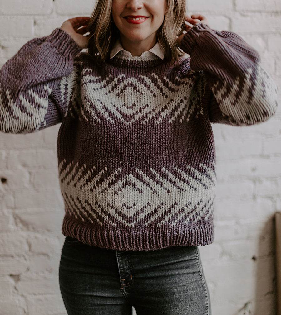 Brushwood Raglan Pullover – Fitterknitternj